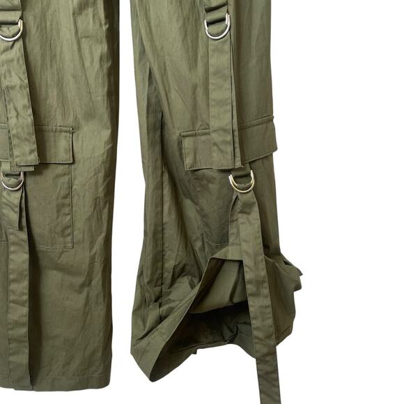 Forever 21 Jumpsuit Cargo Style Sleeveless Wide Leg Utility Fitted Size Small - Picture 4 of 11